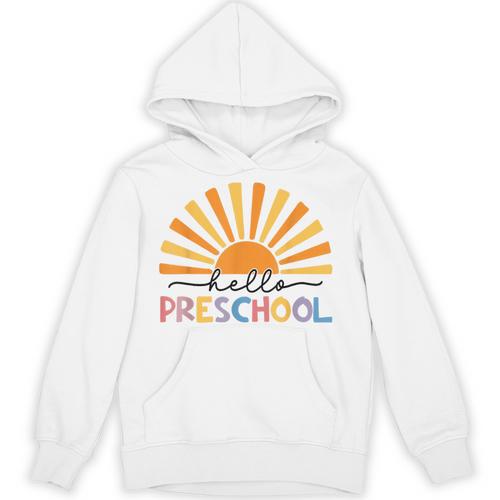 Back To School Hello Preschool For Kids Teacher Women Unisex Hoodie - teacherstshirts.com