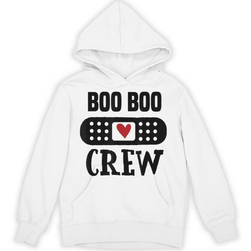 Boo Boo Crew First Aid School Nurse Day Care Teacher Unisex Hoodie - teacherstshirts.com DE
