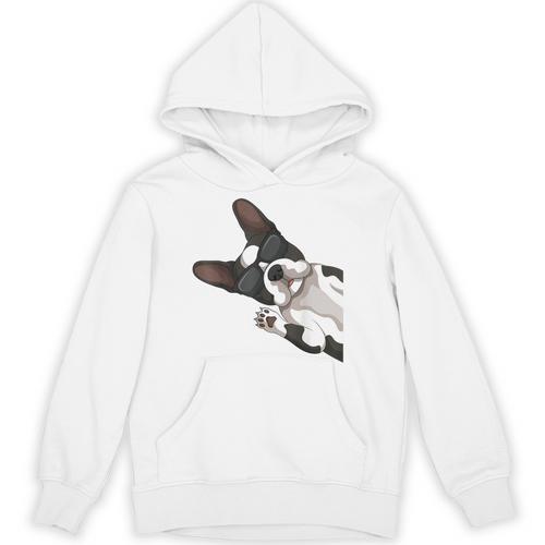 Boston Terrier Bostie Dog Kids Men Unisex Hoodie - Bostonterriersmerch.com