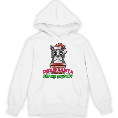 Boston Terrier Santa Claus Christmas Dog Unisex Hoodie - Bostonterriersmerch.com