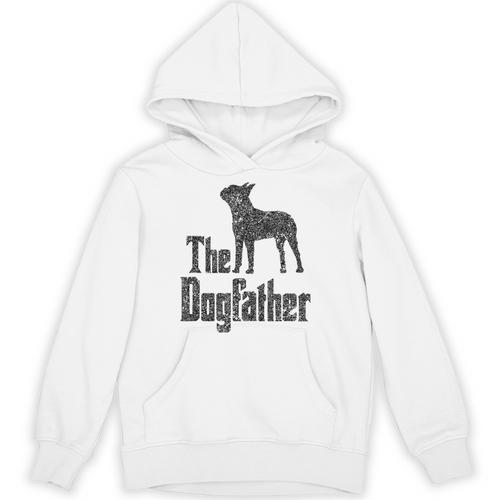 The Dogfather Boston Terrier Dog Funny Dog Gift T-Shirt For Men Women Girls Kids Unisex Hoodie - Bostonterriersmerch.com