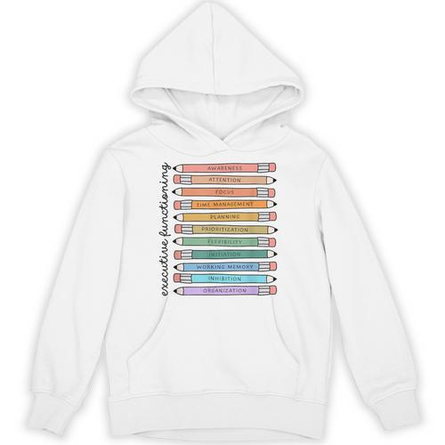 Executive Functioning Skills Back To School Sped Teacher SLP Unisex Hoodie - teacherstshirts.com
