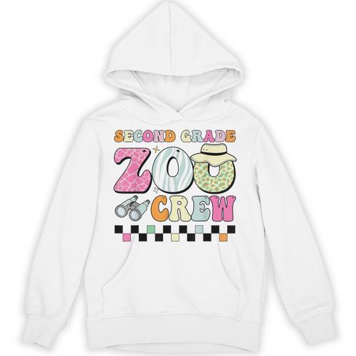 Field Zoo Trip Shirt For Teacher Second Grade Crew Unisex Hoodie - teacherstshirts.com AU