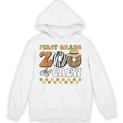 Field Zoo Trip Teacher First Grade Crew Back To School Unisex Hoodie - teacherstshirts.com