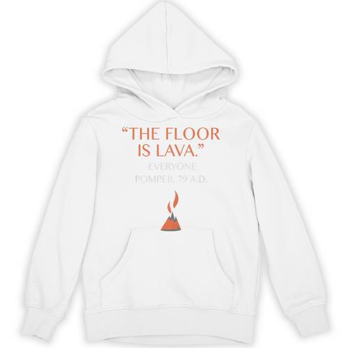 The Floor Is Lava For History Lovers & Teachers Premium Tri-Blend Unisex Hoodie - teacherstshirts.com