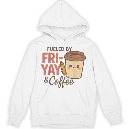 Friyay Teacher Coffee Friday School Cute Fri Yay Unisex Hoodie - teacherstshirts.com