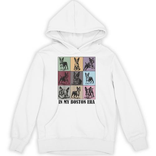 Funny Boston Terrier Quote In My Boston Terrier Era Cool Dog Men Women Unisex Hoodie - Bostonterriersmerch.com