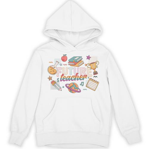 Future Teacher Costume For Kids Unisex Hoodie - teacherstshirts.com AU