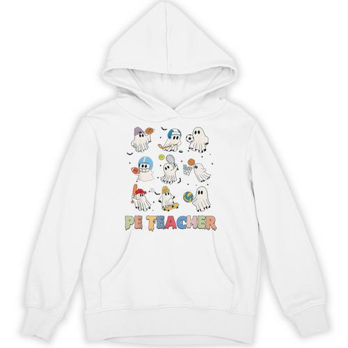 Halloween PE Teacher Spooky Physical Education Teacher Unisex Hoodie - teacherstshirts.com AU