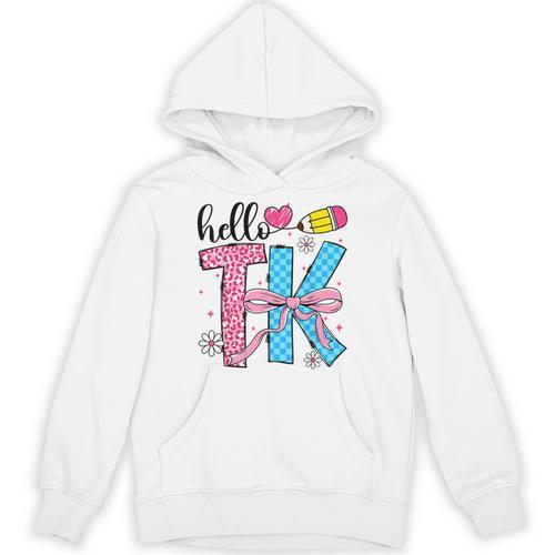 Hello TK Transitional Kindergarten Back To School Teacher Unisex Hoodie - teacherstshirts.com