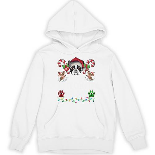 Most Likely Decorate Her Boston Terrier Dog Ugly Christmas Unisex Hoodie - Bostonterriersmerch.com