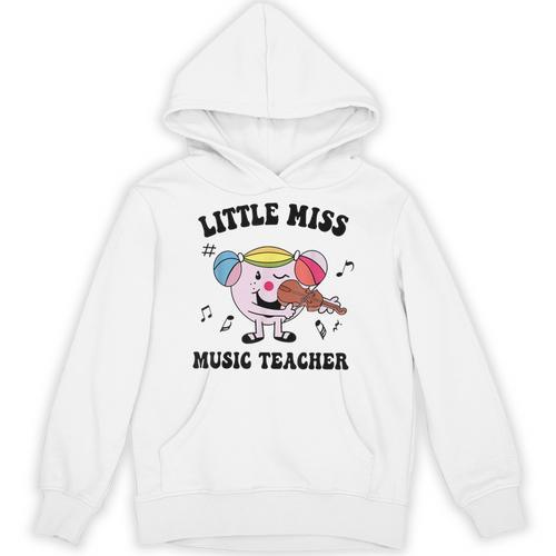 Little Miss Music Teacher Music Teacher Team Unisex Hoodie - teacherstshirts.com