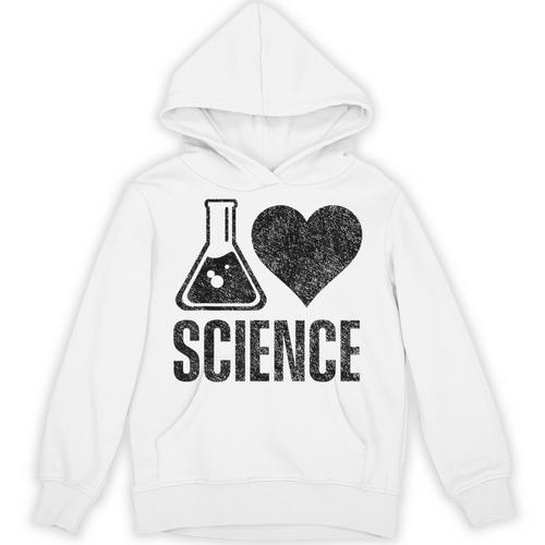 I Love Science Lover Teacher Scientist Sciences Unisex Hoodie - teacherstshirts.com DE