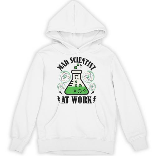 Mad Scientist Science Teacher Halloween Costume Teen Girls Unisex Hoodie - teacherstshirts.com UK