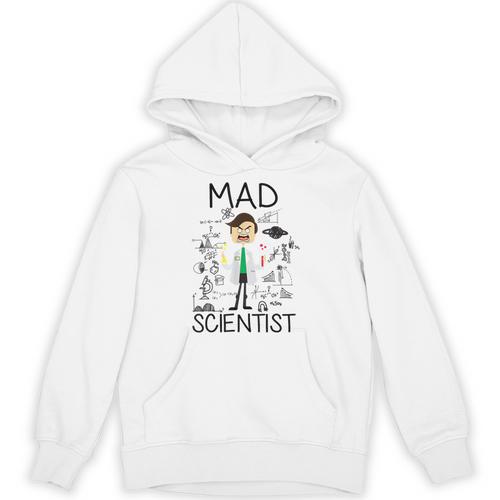 Mad Scientist Shirt Kids Boys Youth Science Teacher Unisex Hoodie - teacherstshirts.com DE
