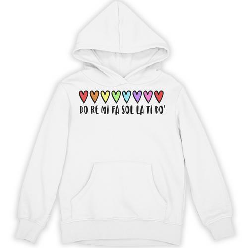 Music Teacher Hearts Music Teaching Unisex Hoodie - teacherstshirts.com DE