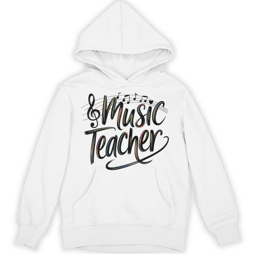 Music Teacher For Women Elementary First Day Of School Unisex Hoodie - teacherstshirts.com