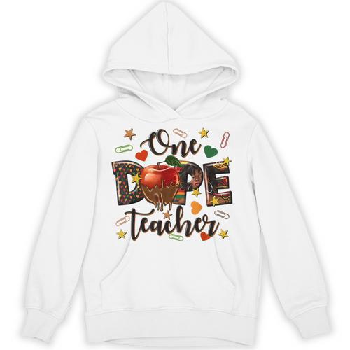 One Dope Teacher Unisex Hoodie - teacherstshirts.com AU