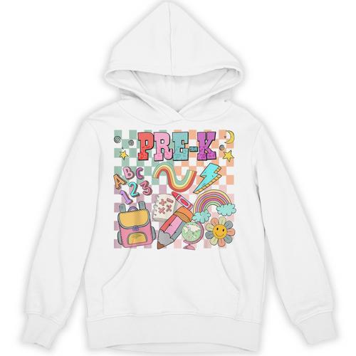 Pre K Back To School Teacher Student Men Women Kids Unisex Hoodie - teacherstshirts.com