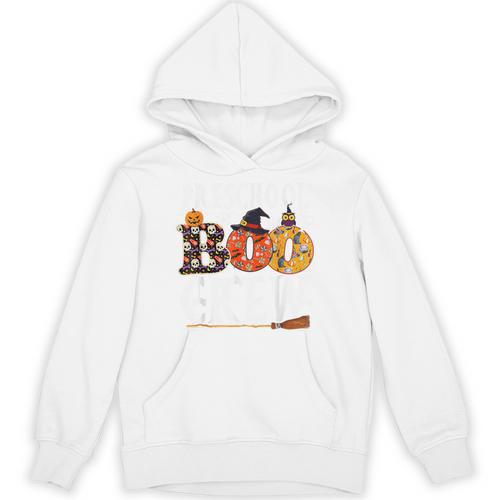 Preschool Boo Crew Teacher Halloween Unisex Hoodie - teacherstshirts.com AU