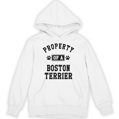 Property Of Boston Terrier Boston Terrier Shirt Unisex Hoodie - Bostonterriersmerch.com CA
