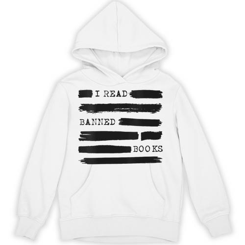 I Read Banned Books Banned Books Week Librarian Teacher Unisex Hoodie - teacherstshirts.com UK
