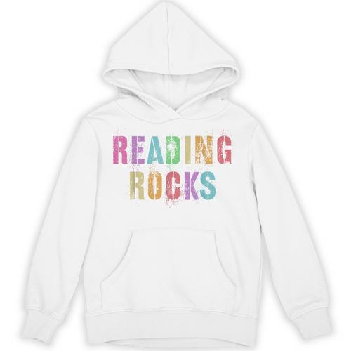 READING ROCKS English Teacher ELA ABCD Read Star Kinder Unisex Hoodie - teacherstshirts.com AU