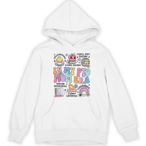 Retro In My PTO Mom Era Parent Organization Team Teacher Unisex Hoodie - teacherstshirts.com