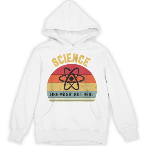 Science Like Magic But Real Science Teacher Graphics Geek Unisex Hoodie - teacherstshirts.com CA