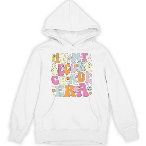 In My Second Grade Era 2nd Grade Girl Teacher Back To School Unisex Hoodie - teacherstshirts.com UK