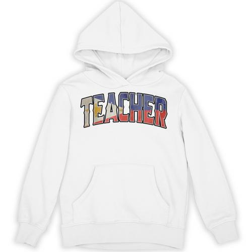 Teacher Filipino Vintage Heritage DNA Flag Unisex Hoodie - teacherstshirts.com AU