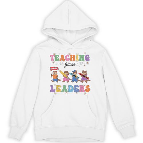 Teaching Future Leaders Otter Back To School Teacher Unisex Hoodie - teacherstshirts.com AU
