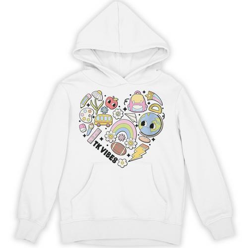 TK Vibes Back To School TK Kid Girl TK Team TK Teacher Women Unisex Hoodie - teacherstshirts.com CA
