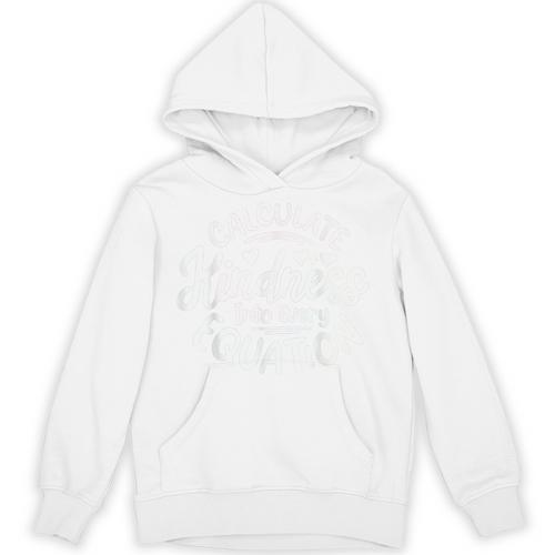 Unity Day Anti Bullying Calculate Kindness Math Teacher Kids Unisex Hoodie - teacherstshirts.com DE