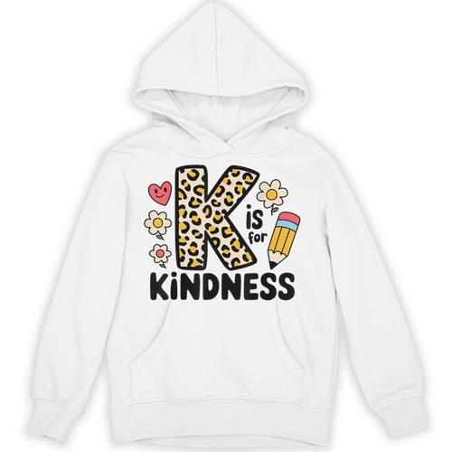 Unity Day Design Kindness Orange Teacher Kids Be Kind Unisex Hoodie - teacherstshirts.com UK
