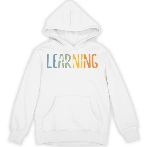 Vintage Play Is Learning Back To School Toddler Teacher Unisex Hoodie - teacherstshirts.com UK