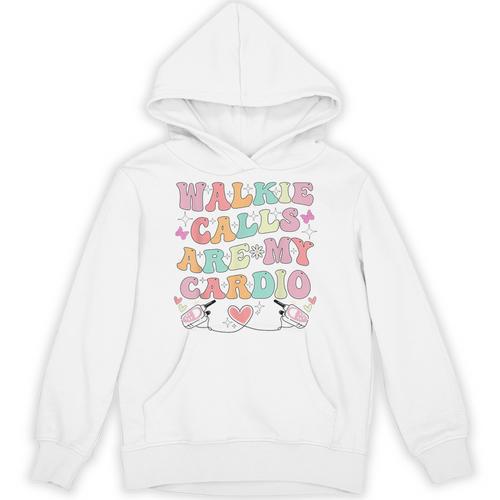 Walkie Calls Are My Cardio Special Education Teacher School Unisex Hoodie - teacherstshirts.com AU