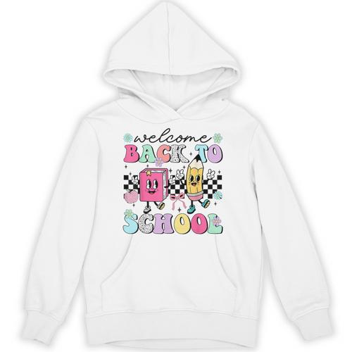 Welcome Back To School 2024 Teachers Students First Day Unisex Hoodie - teacherstshirts.com