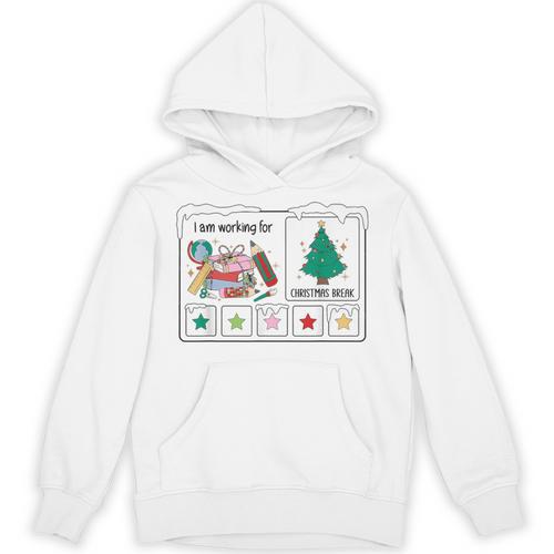 I Am Working For Christmas Break Special Education Teacher Unisex Hoodie - teacherstshirts.com UK