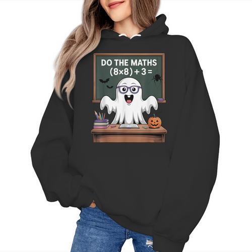 67 Teacher Halloween Ghost Six Seven Meme Do The Maths Women's Hoodie - teacherstshirts.com AU