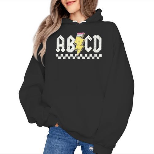 ABCD Teacher Women's Hoodie - teacherstshirts.com AU