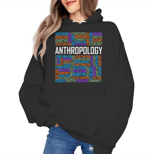 Anthropology Words Anthropologist Teacher Women's Hoodie - teacherstshirts.com AU