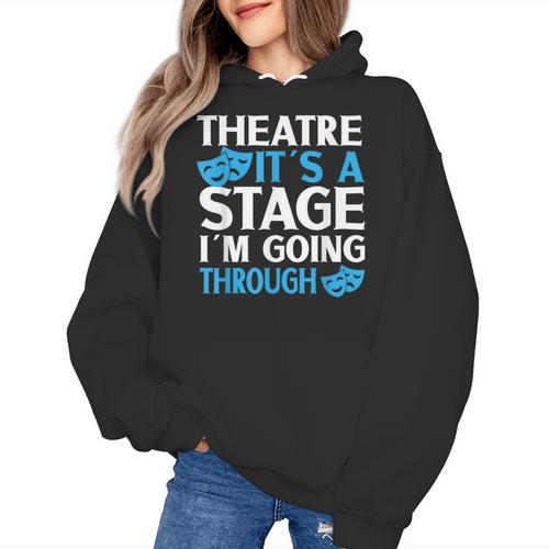 Theater Teacher Drama Teacher Theater Nerd Actor Men Women Kids Women's Hoodie - teacherstshirts.com DE