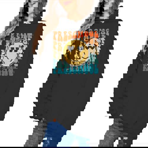 Back To School Groovy Smile Preschool Teachers Students Kids Women&#x27;s Hoodie - teacherstshirts.com