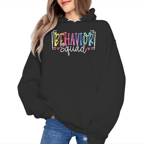 Behavior Squad Therapy Therapists Teachers Behavior Team Women's Hoodie - teacherstshirts.com AU