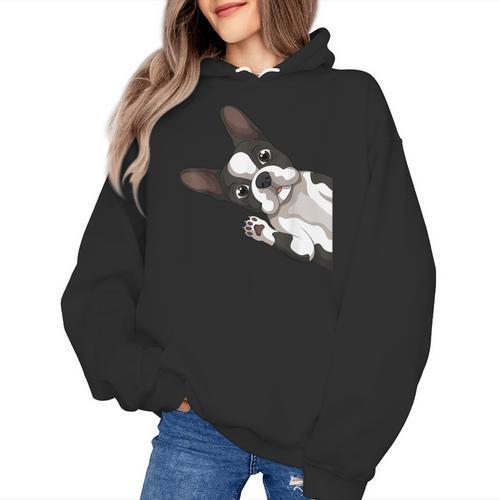 Boston Terrier Bostie Dog Kids Boys Girls Women's Hoodie - Bostonterriersmerch.com