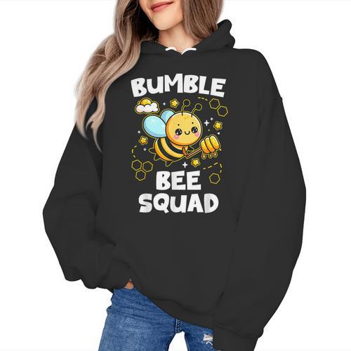 Bumble Bee Squad Honey Bumblebee Teacher Team Group Women's Hoodie - teacherstshirts.com