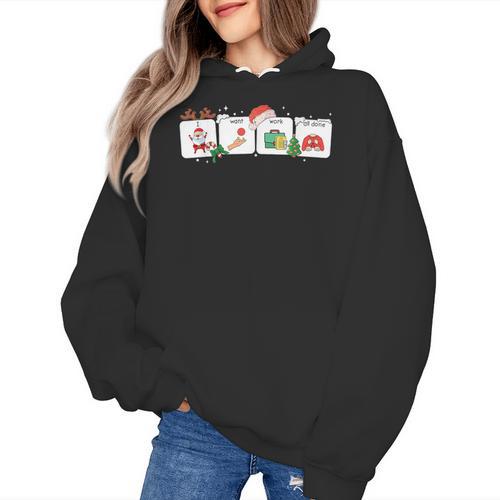 Christmas Santa Special Education SPED Teacher Xmas PJ Women's Hoodie - teacherstshirts.com