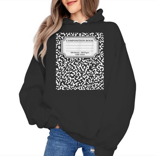 Composition Notebook Matching Group Halloween Teachers Women's Hoodie - teacherstshirts.com AU