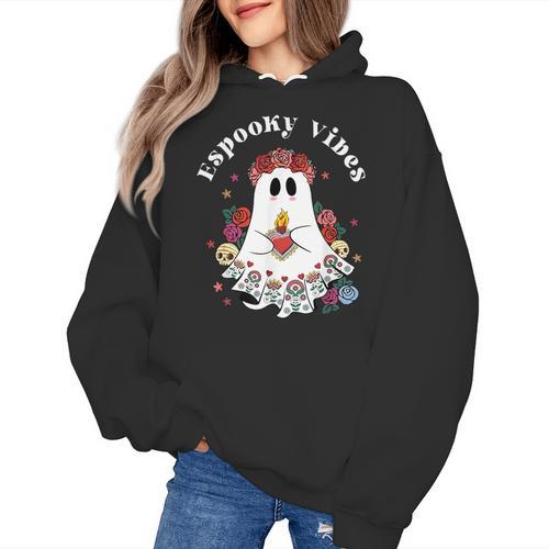 Espooky Vibes Maestra Halloween Spanish Mexican Teacher Women's Hoodie - teacherstshirts.com UK